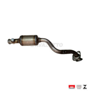 Catalisador com tubo do Motor Inox e duas entradas de Sondas Renault Clio Hatch Sedan 1.0 8V 16V 1999 a 2012