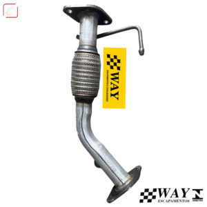 Escapamento Tubo do Motor com Flexivel Hyundai Hb20 1.0 Hatch Sedan Flex 2012 a 2019