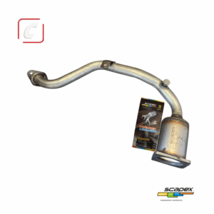 Catalisador com tubo motor inox sem entrada de Sonda Citroen C4 1.6 16v 2009 a 2014