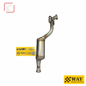 Catalisador com tubo do Motor Inox e duas entradas de Sondas Renault Clio Hatch Sedan 1.0 8V 16V 1999 a 2012