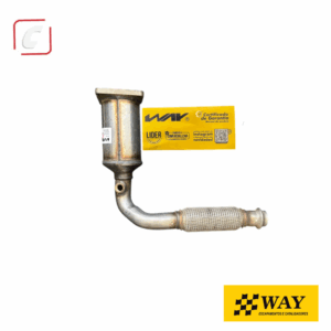 Catalisador com tubo motor inox Flexível e entrada de Sonda Peugeot 207 1.4 e 1.6 todos