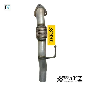 Escapamento Cano com Flexível Fiat Siena 1.6 16v E.torq 2012 a 2013